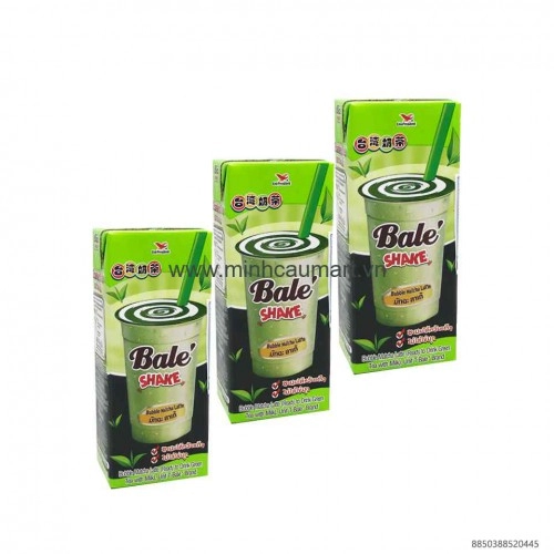 Trà Sữa Bale Shake Bubble Matcha Latte 230ml